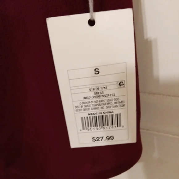 a new day Burgundy Long Sleeve Dress - Picture 6 of 9